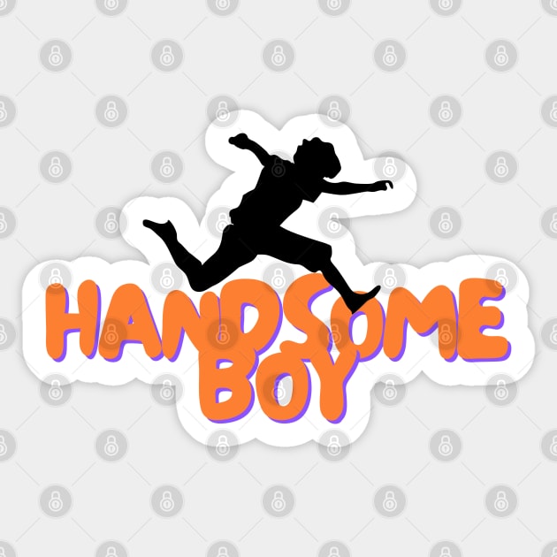 Handsome Boy Sticker by Butterfly Dira